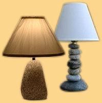 Stone Lamps from Island Granite Works...