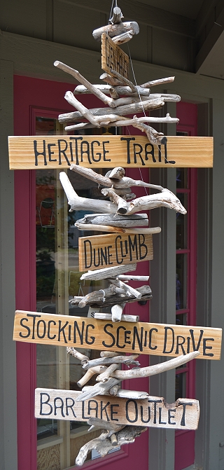 Jane Muer - Hanging Driftwood Sculpture