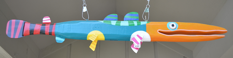 Shelly Drews - Brightly Painted Fish Sculptures